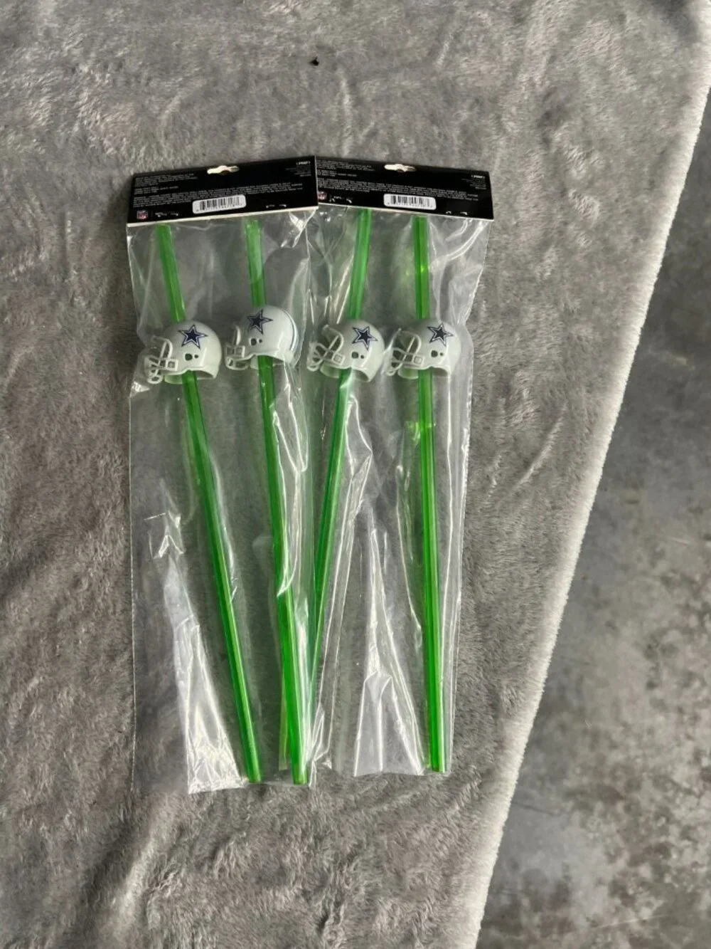 4x San Francisco 49ers Party Drinking Straws Helmet 12